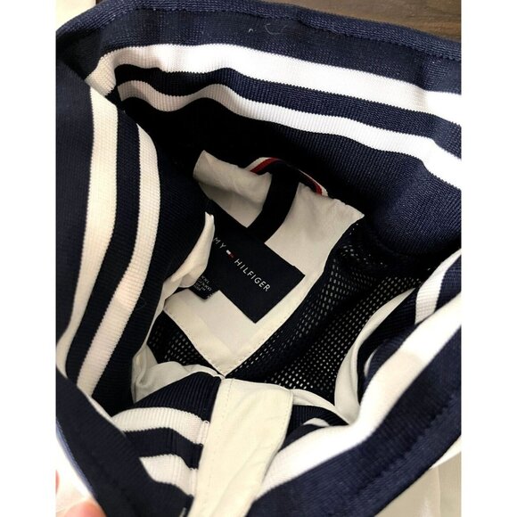 Tommy Hilfiger Mens Mesh Lined Hooded Windbreaker 2XL/TGG White & Black - Picture 13 of 16